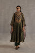 Durbaar navratna olive kurta set
