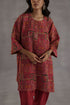 Durbaar raag magenta kurta set
