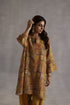 Durbaar raag yellow kurta set