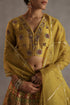 Durbaar saras mustard lehenga set