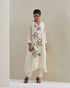 Ecru crushed kurta set-2