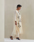 Ecru crushed kurta set-2
