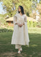 Ecru embroidered kurta set