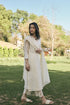Ecru embroidered kurta set