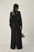 Eglantyne black panelled shirt