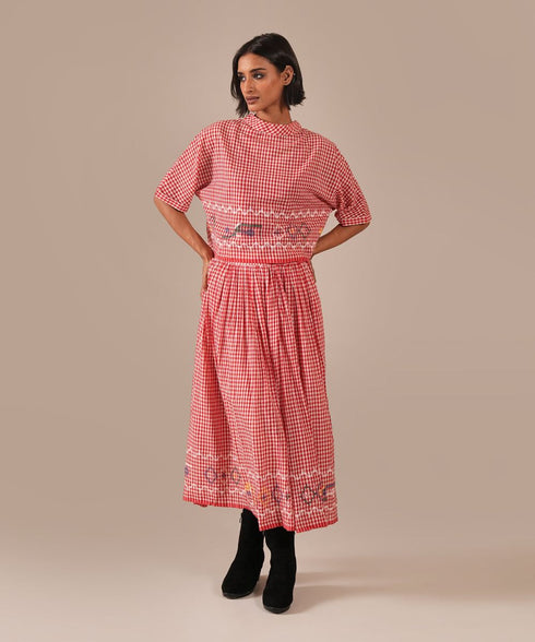 Ember shore top with skirt