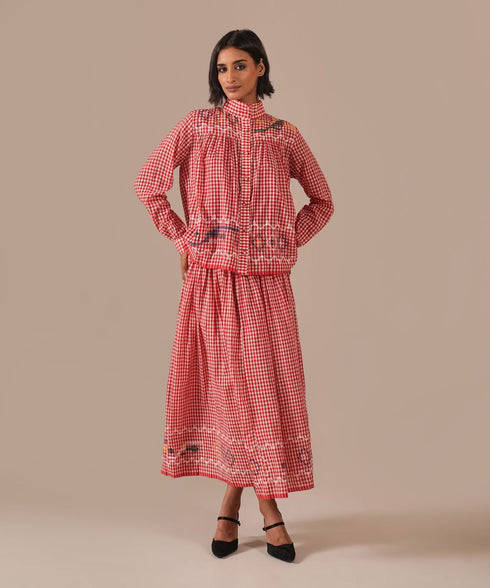 Ember song shirt with skirt