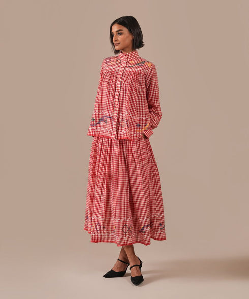 Ember song shirt with skirt