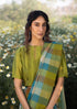 Entwined checkered sari