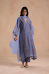 Evara periwinkle blue kurta set