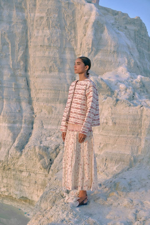 Fable collarless jacket