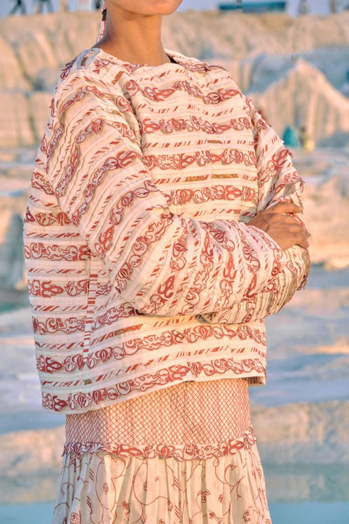 Fable collarless jacket