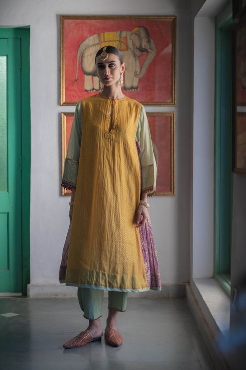 Faridkot ranjha multicolor kurta