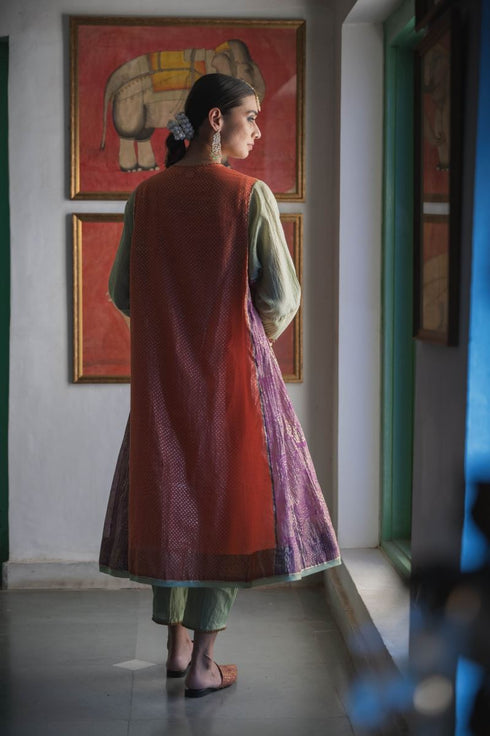 Faridkot ranjha multicolor kurta