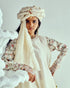 Ferdous ivory short anarkali with farshi salwar and dupatta