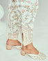 Ferdous ivory short anarkali with farshi salwar and dupatta