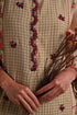 Fleur beige kurta