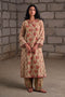Fleur beige phiran kurta