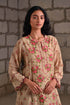 Fleur beige phiran kurta