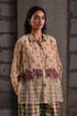 Fleur beige pintuck shirt