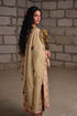 Fleur beige printed check dupatta