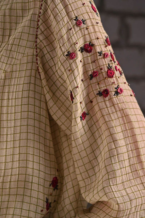 Fleur beige shirt