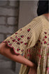 Fleur beige tiered dress