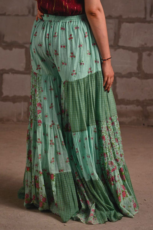 Fleur blue gharara