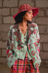 Fleur blue jacket
