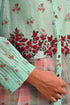 Fleur blue pintuck shirt