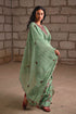 Fleur blue printed check dupatta