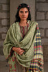 Fleur green dupatta
