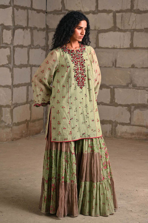 Fleur green gharara