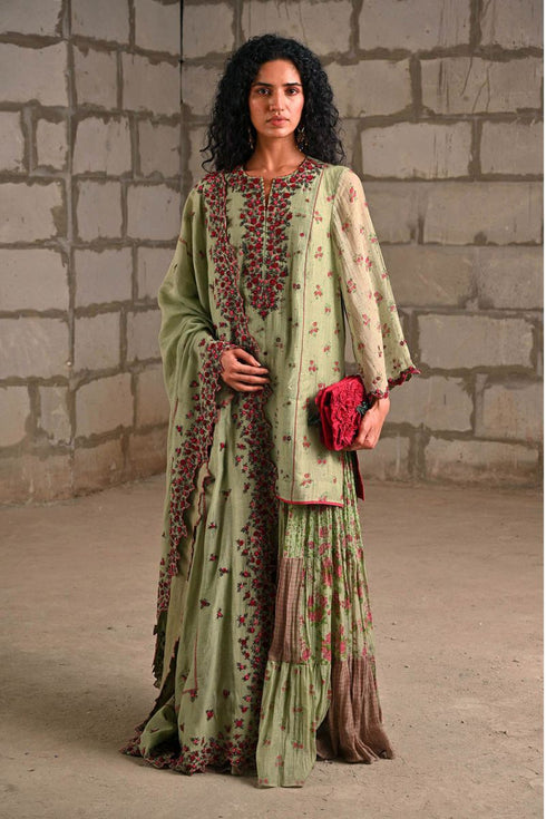Fleur green gharara