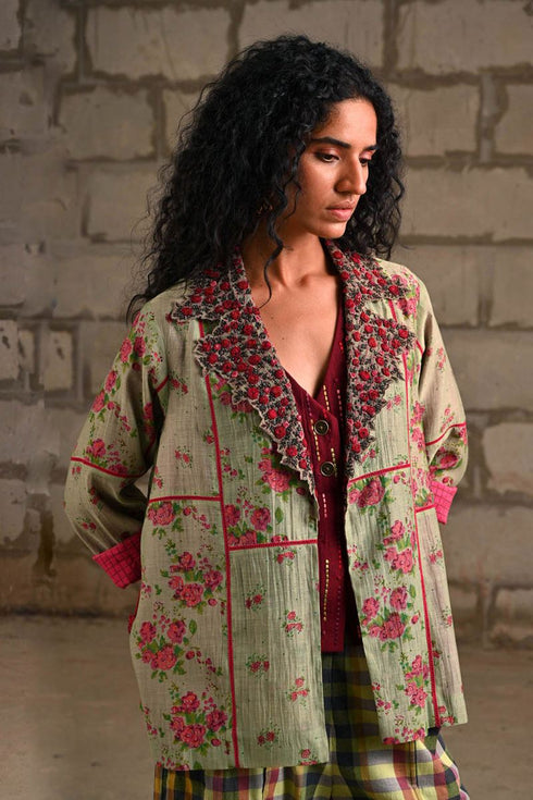 Fleur green jacket