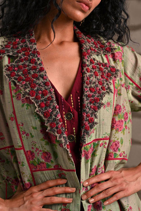 Fleur green jacket