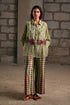 Fleur green pintuck shirt
