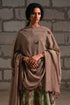 Fleur green printed check dupatta