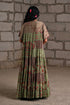 Fleur green tiered dress