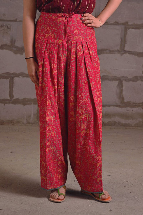 Fleur pink farshi salwar