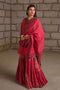 Fleur pink heavy dupatta