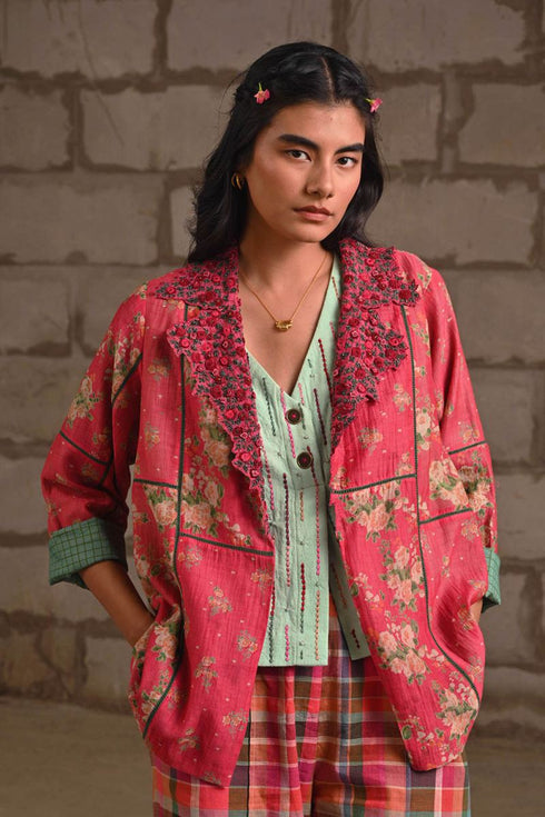 Fleur pink jacket