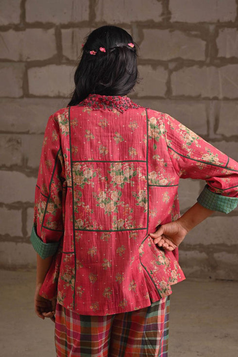 Fleur pink jacket