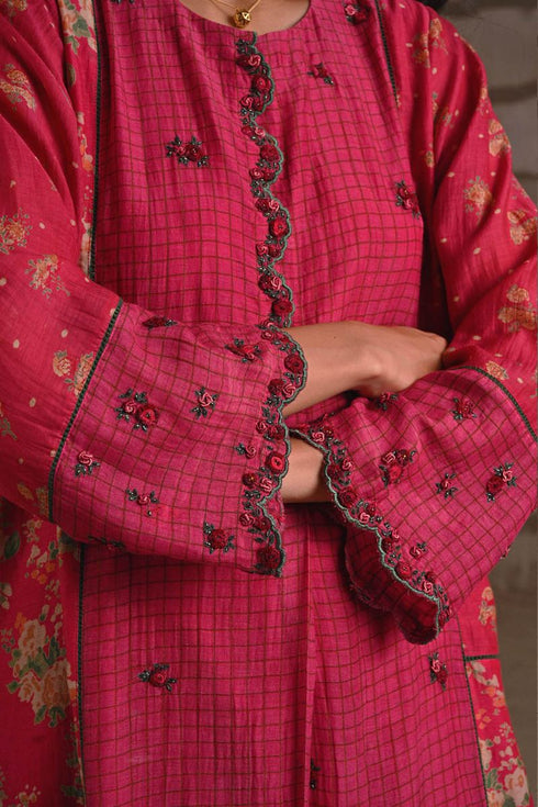 Fleur pink kurta