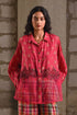 Fleur pink pintuck shirt