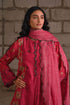 Fleur pink printed check dupatta