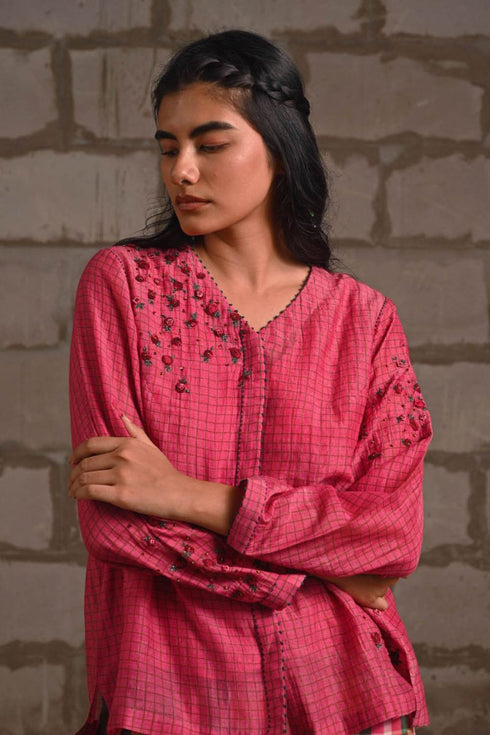 Fleur pink shirt