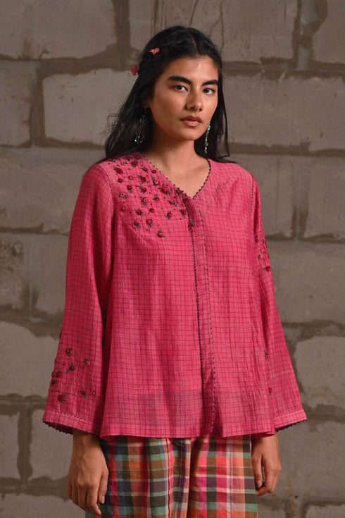 Fleur pink shirt