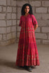 Fleur pink tiered dress