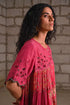 Fleur pink tiered dress